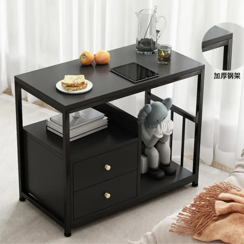 for Modern Light Luxury Sofa Side Table High End Small Coffee Table Creative Living Room Home Furniture for Rental House Side