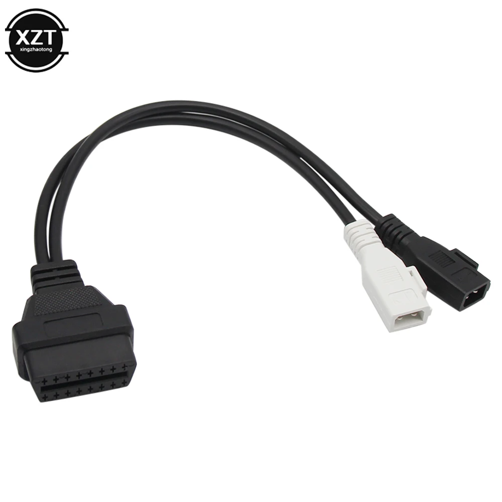 

2P+2P to 16Pin OBD2 Cable VAG Adapter For AUDI 2X2 OBD1 OBD2 Car Diagnostic Cable 2P+2P to 16Pin Female Connector for VW/Skoda