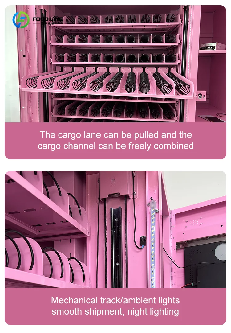 مصنع توريد رخيصة ميمي آلة بيع التجميل شاشة تعمل باللمس / مستحضرات التجميل / الشعر / رمش / آلة بيع صغيرة