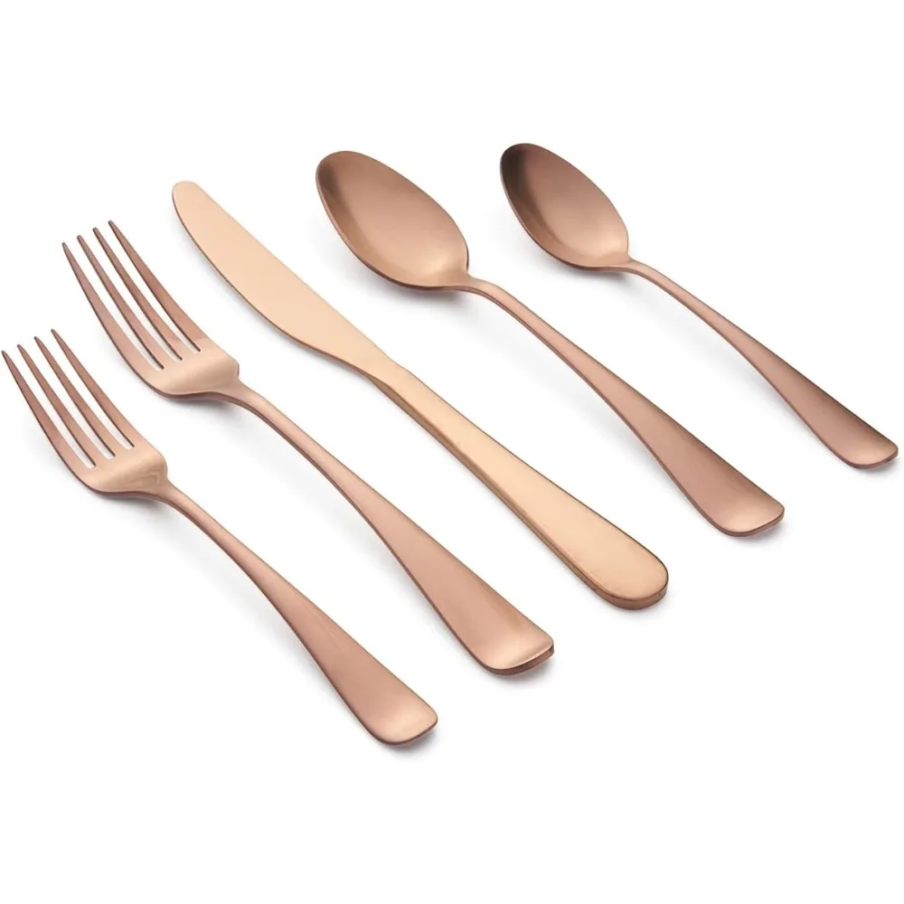 

Набор столовых приборов Rhiannon из медного атласа от Cambridge Silvermiths, 20 предметов, сервировка на 4 человека