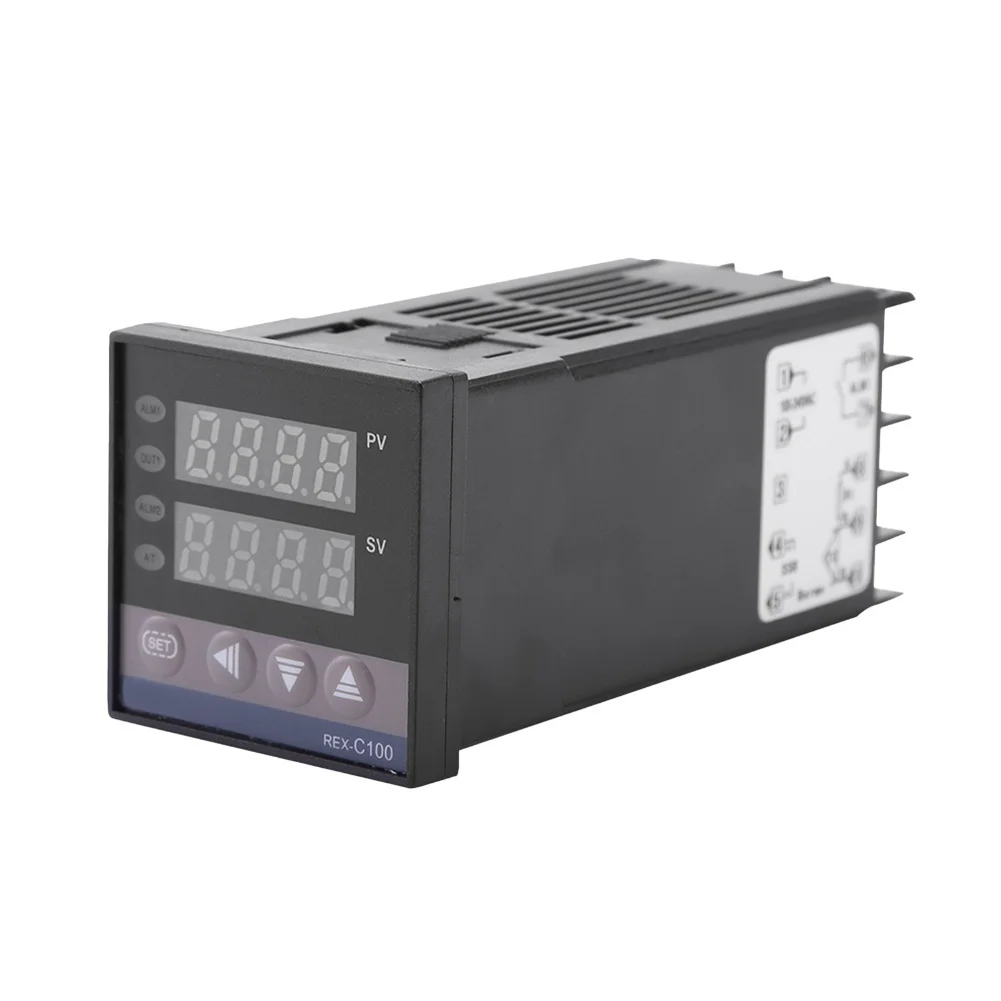 for rex C100 Digital Temperature Controller with 40DA Solid State Relay for Heating Control Applications 110V 240V 50 60Hz