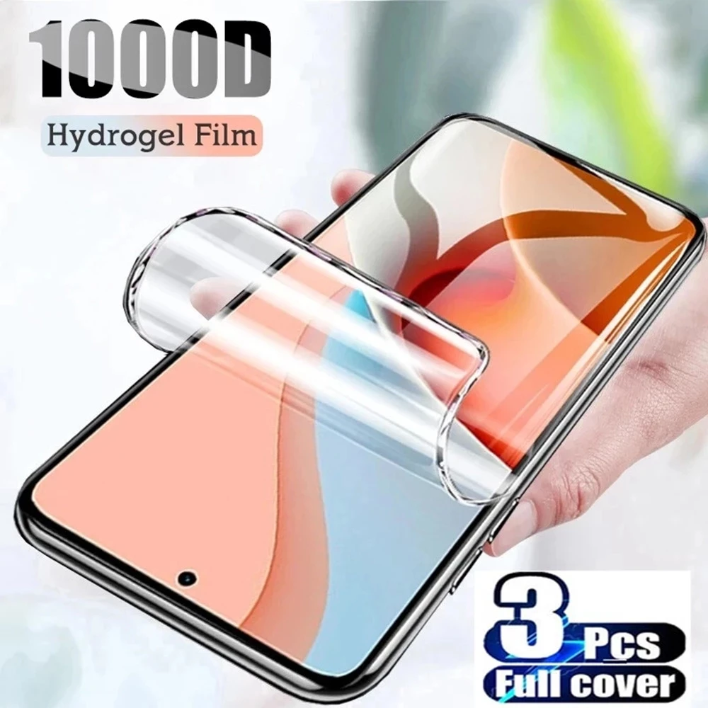 3PCS Hydrogel Film For Huawei Nova 11 11i 10z 9 8i 10 SE Youth Y71 Y91 Y60 Y61 Y70 Plus Y90 P50 Mate 50 Screen Protector Film