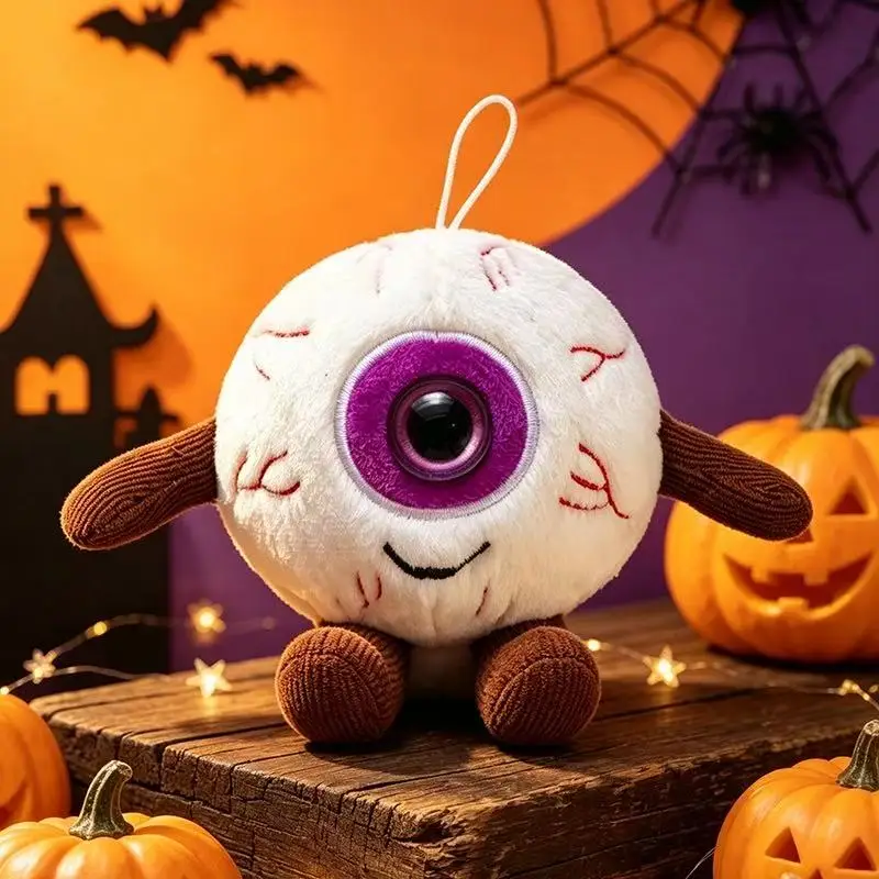 The latest Halloween little devil eye doll Kawaii plush toy cartoon cartoon cute and perfect gift for holiday atmosphere