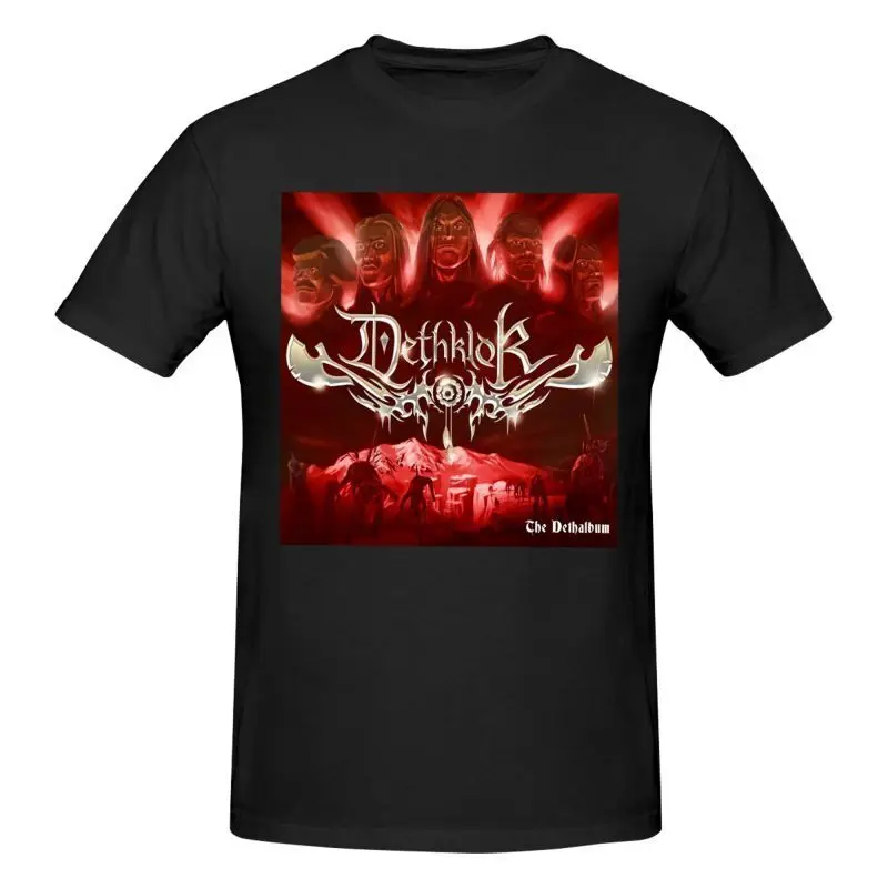 Dethklok T Shirt Cotton Tee Men's Short Sleeve  Cotton Luxury brand vintage oversized