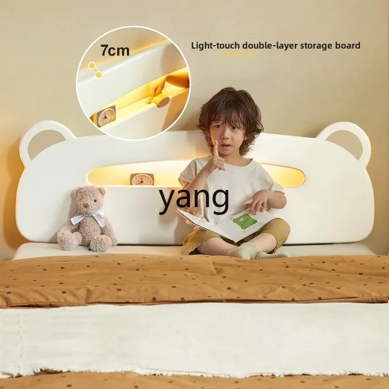 LTT سرير من الخشب الصلب لغرفة النوم، سرير منزلي صغير، سرير مفرد متعدد الوظائف #3