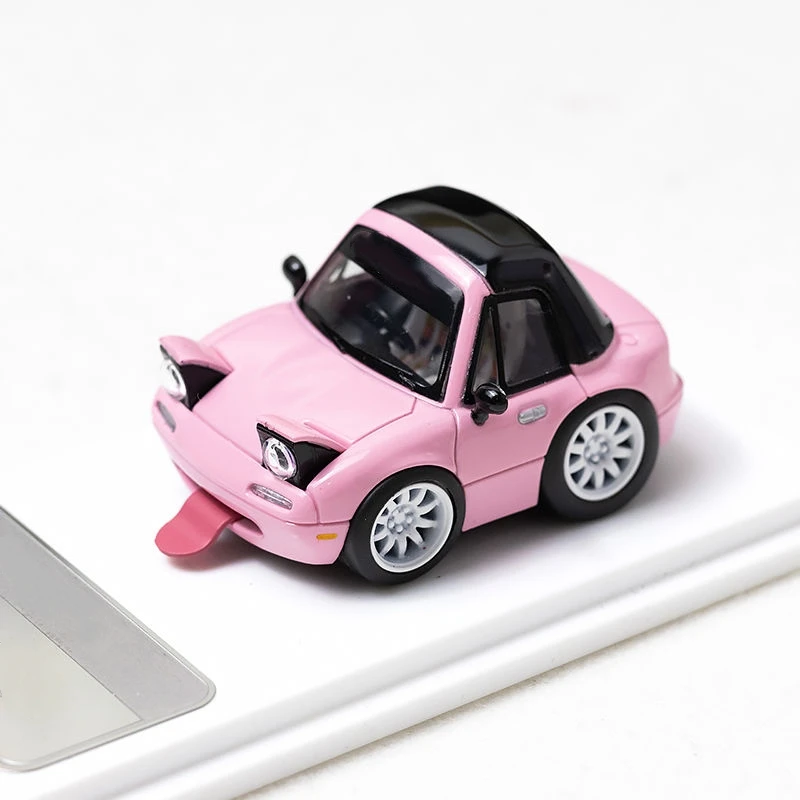 

Модель автомобиля из смолы MJ 1:64 mx5 Q версии с тележкой для яиц и номерным знаком, ограниченная серия