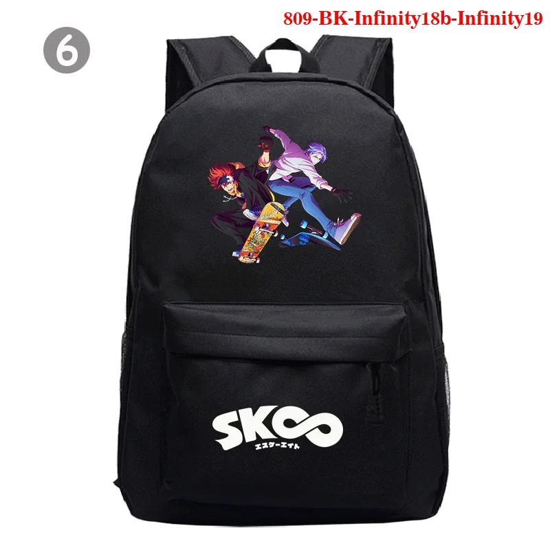 

Anime SK8 the Infinity Backpack Teens Fashion Canvas Backpack Students Daily Casual School Bag