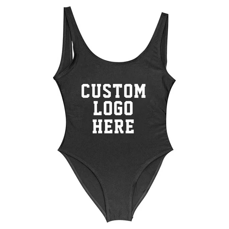 More Color Customized Logo Swimwear Sexy Women Swimsuit One-Piece Suits Bathing Suit