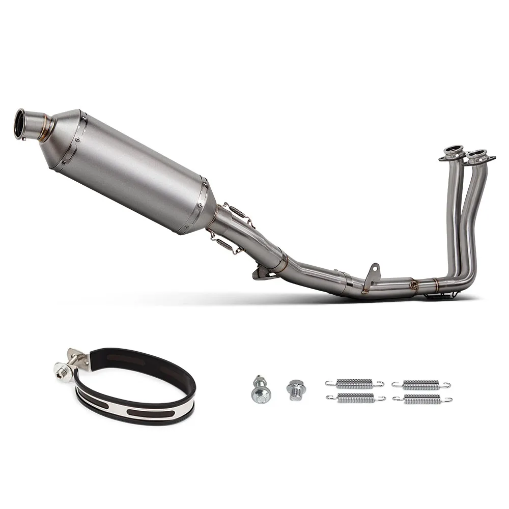 

STLFFor Hondas XL750 Transalp 750 Motorcycle Exhaust Full System Front Link Pipe Connect Project Muffler with DB Killer