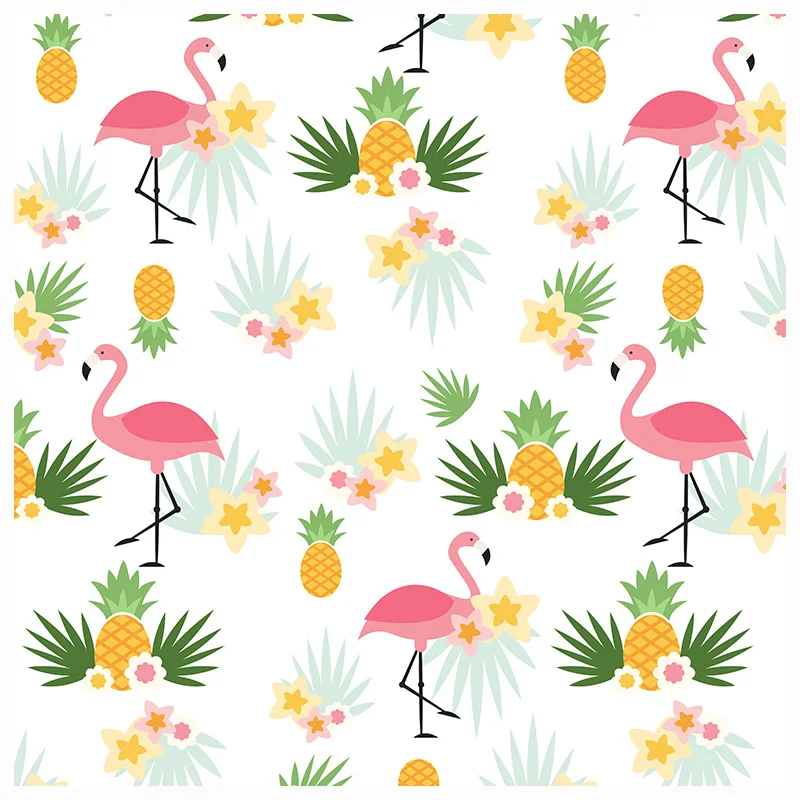 SHENGYONGBAO Landscape Flamingo Photography Backdrops Props Coconut Christmas Fairy Tale Theme Photo Studio Background  FF-02