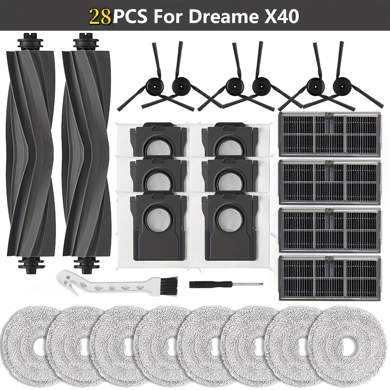 28‑pack-replacement-accessories-kit-compatible-for-dreame-x40-ultra-x40-pro-l40-ultra-s30-pro-ultra-robot-vacuum-cleaner