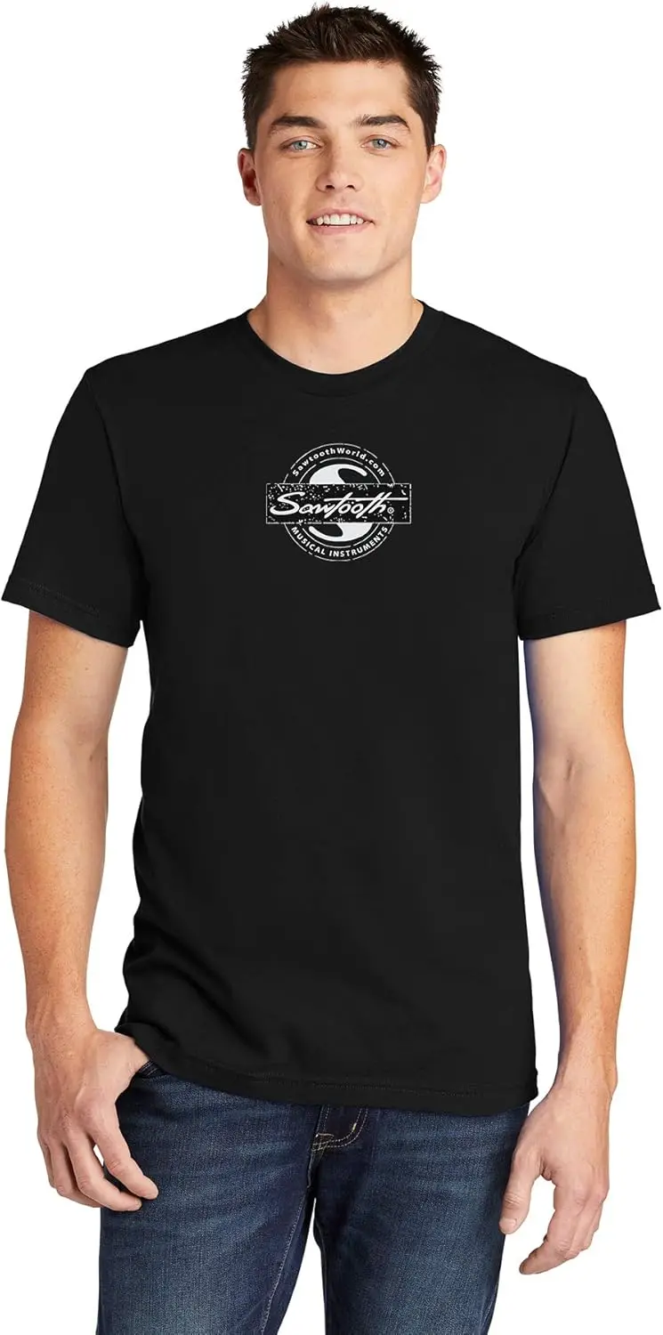 gener Sawtooth Logo Stamp Graphic T-Shirt, Large Black