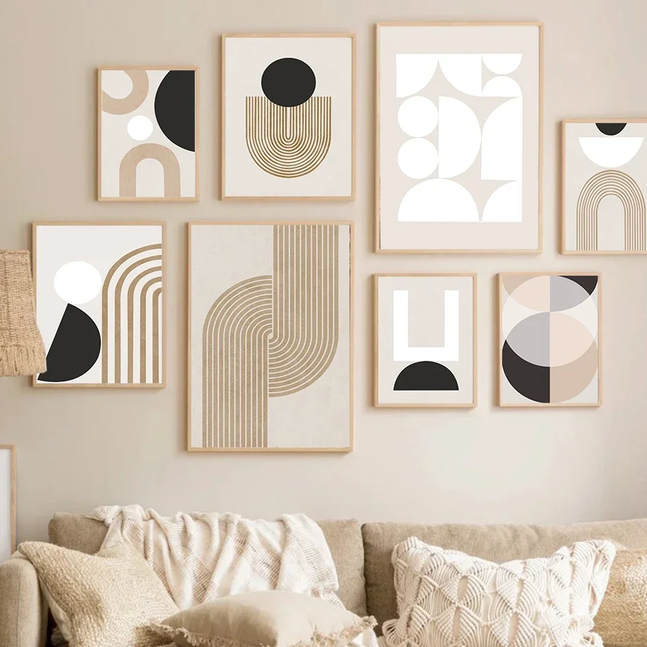 Minimalist Abstract Line Wall Art Modern Mural Posters And Prints For Living Room Decoratiom Picture Interior Canvas Painting