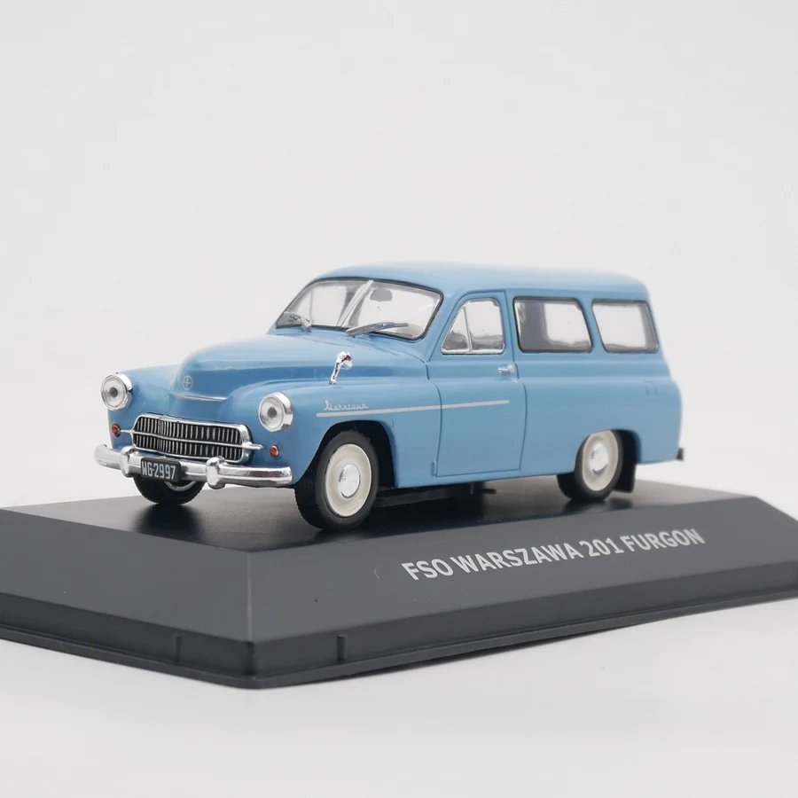 Colección de Vehículos de Juguete Ixo 1:43 FSO WARSZAWA 201 FURGON, Modelo de Auto Fundido a Presión
