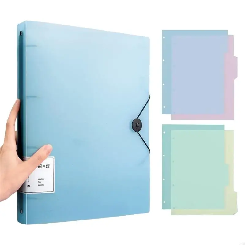 4 Rings Binder Presentation Display Folder Hold up 220Sheets Letter Size File Document Organizers Presentation Binder