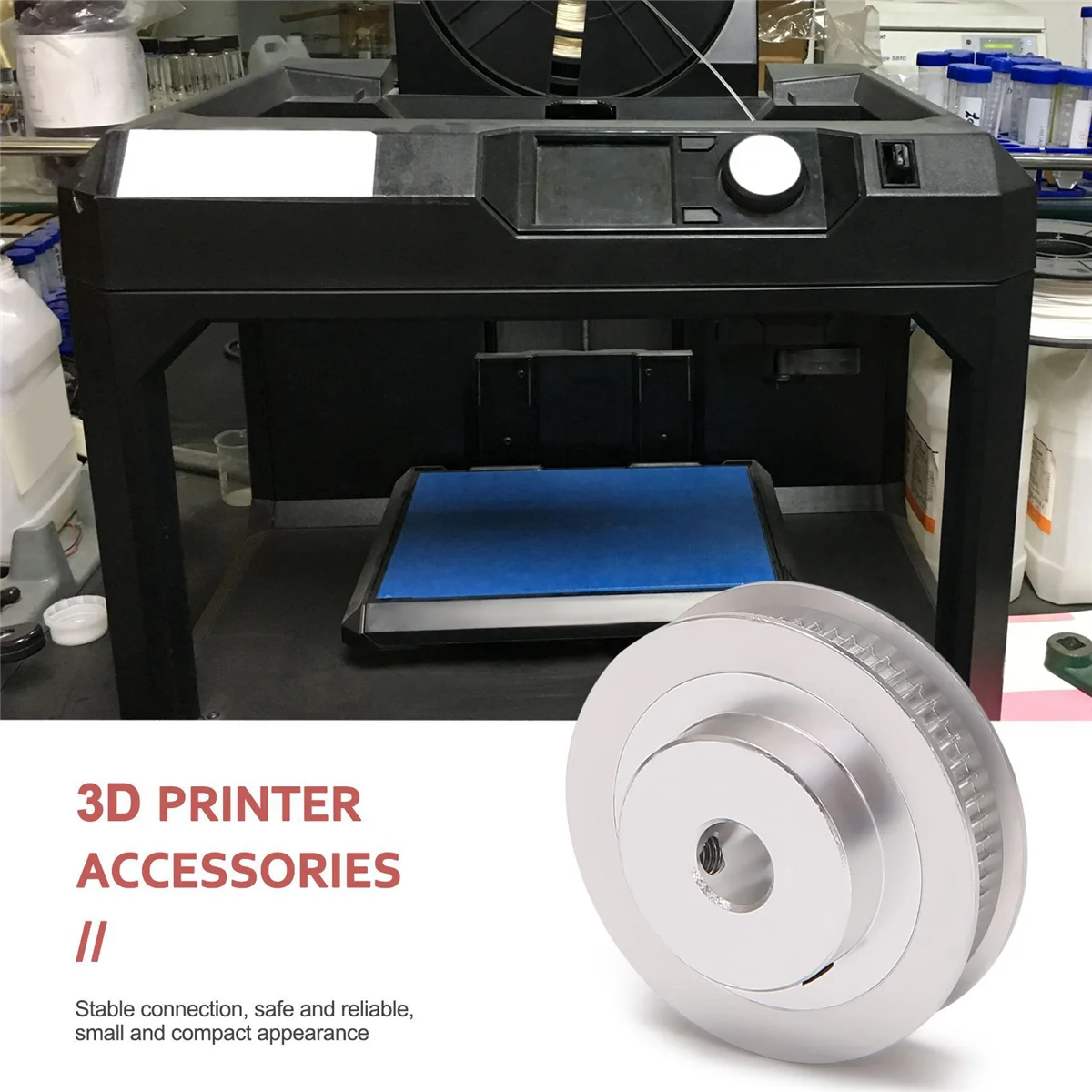 ABJG-2Gt عجلة متزامنة 1:3 تخفيض بكرة نقل بكرة نموذج حزام ميكانيكي لثلاثية الأبعاد