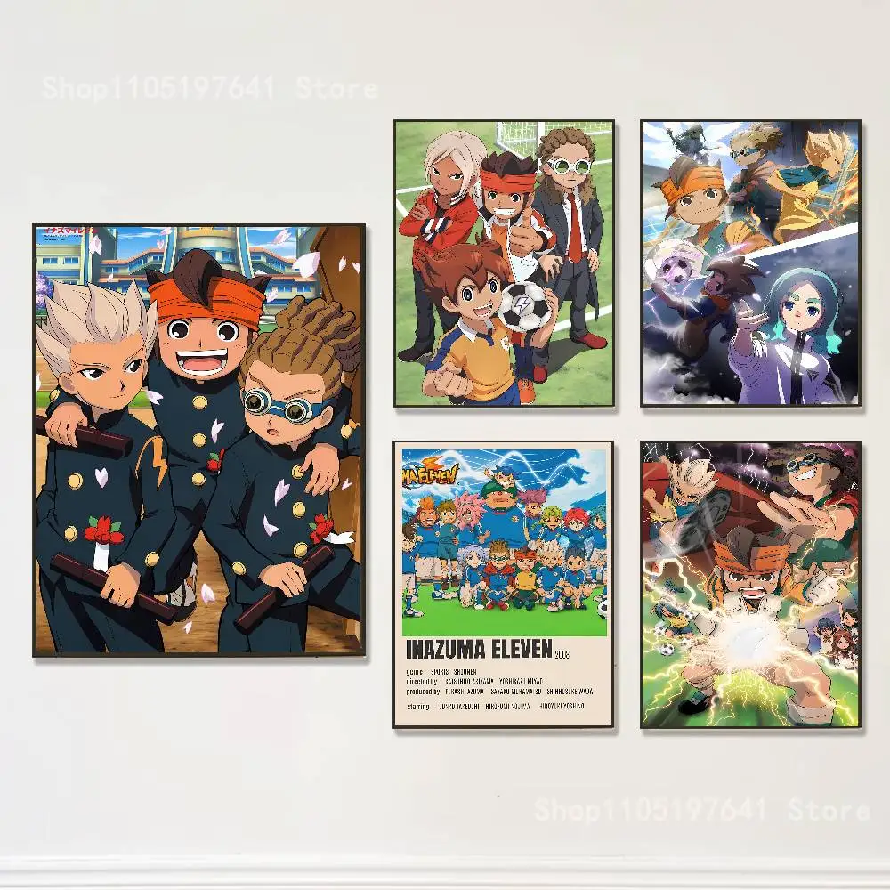 

Anime I-InazumaS Elevens Poster Multi-Purpose Wall Art for Living Room Bedroom Office Hallway Bar Home Decor Gift
