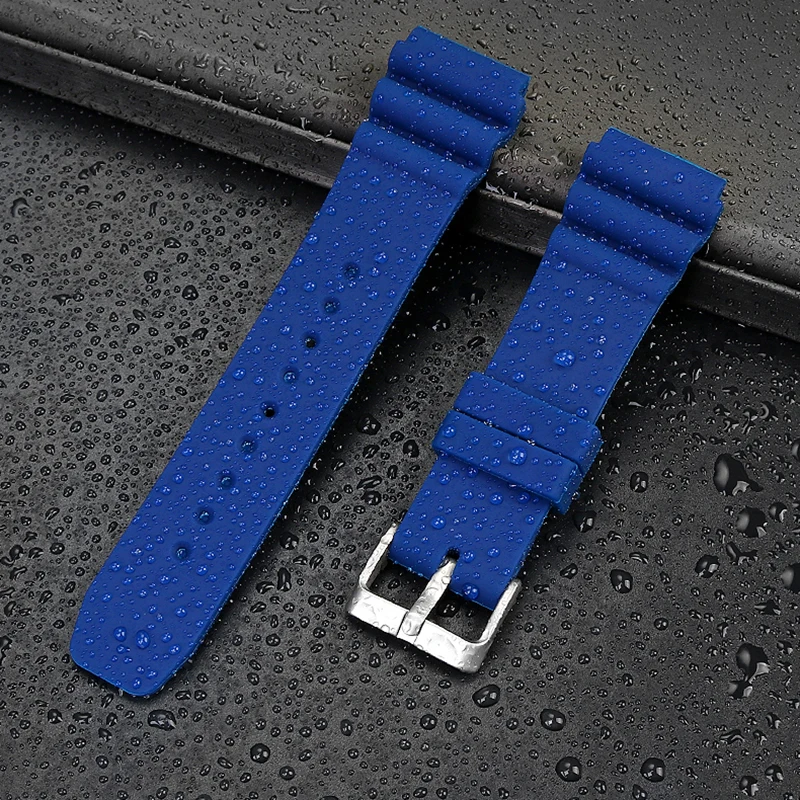 High Quality Rubber Silicone 22mm Watchband for Casio/Seiko SKX PROSPEX MDV-106 Waterproof  Sports Diving Watch Strap Free Tools