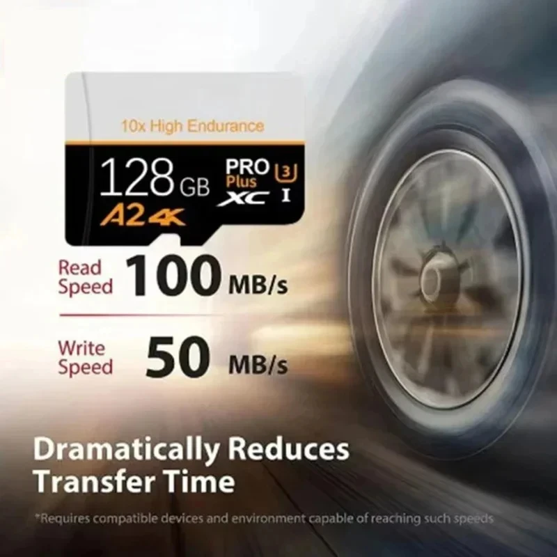 NOWA szybka karta Micro SD 2TB 1TB 512GB 128GB 64GB A2 U3 4K SDXC do monitora, drona, kamery z obsługą wideo 4K — zdjęcie produktu 4