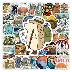 Forests Outdoor Hiking Stickers Camping Mountains DIY Toy Waterproof Decal for Scrapbook Laptop Phone Luggage Bottles Decorative