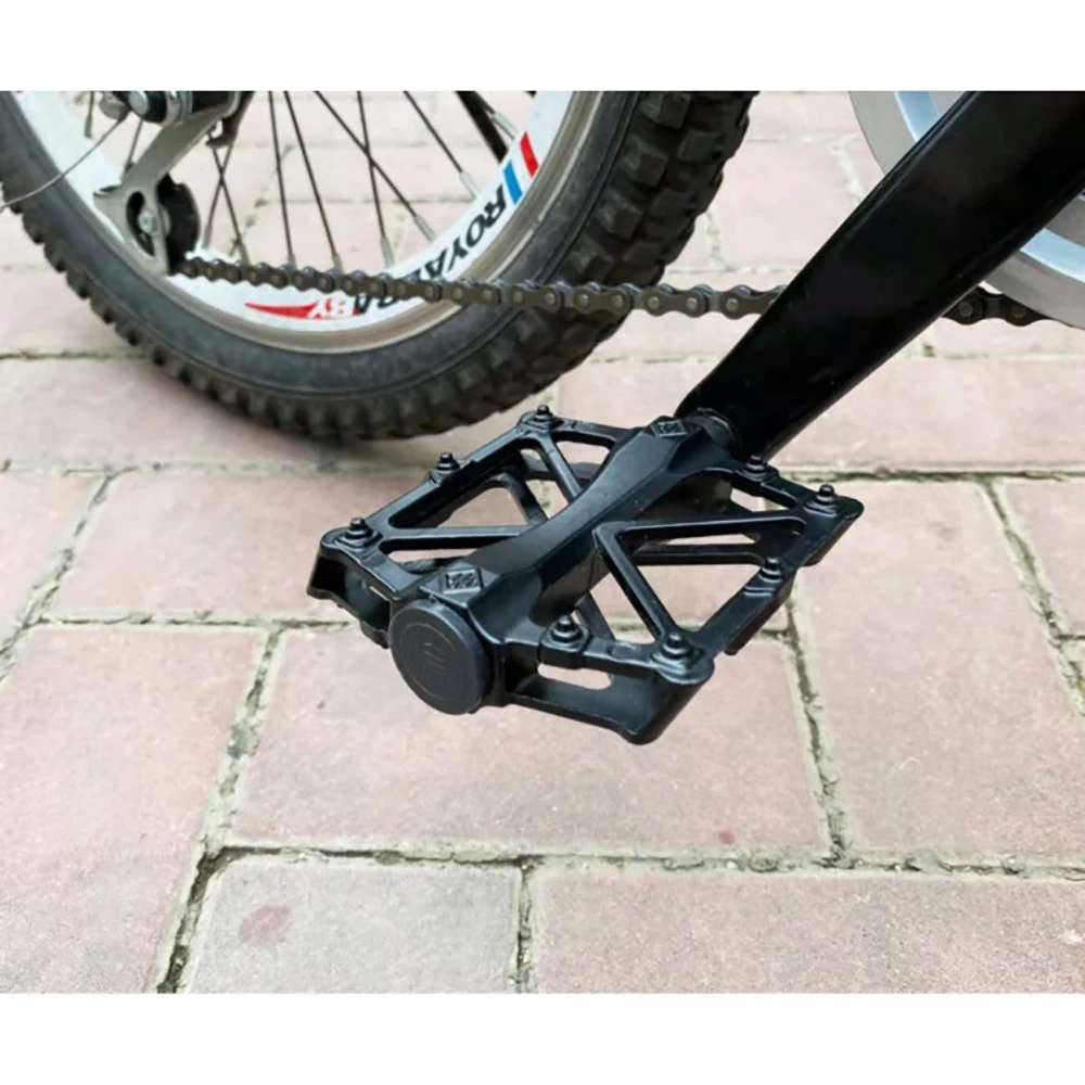 1Pair Road Mountain Bike Pedal Aluminum Alloy Mountain Bike Pedal Light Weight Cycling Classic Pedal Cycling Accessories