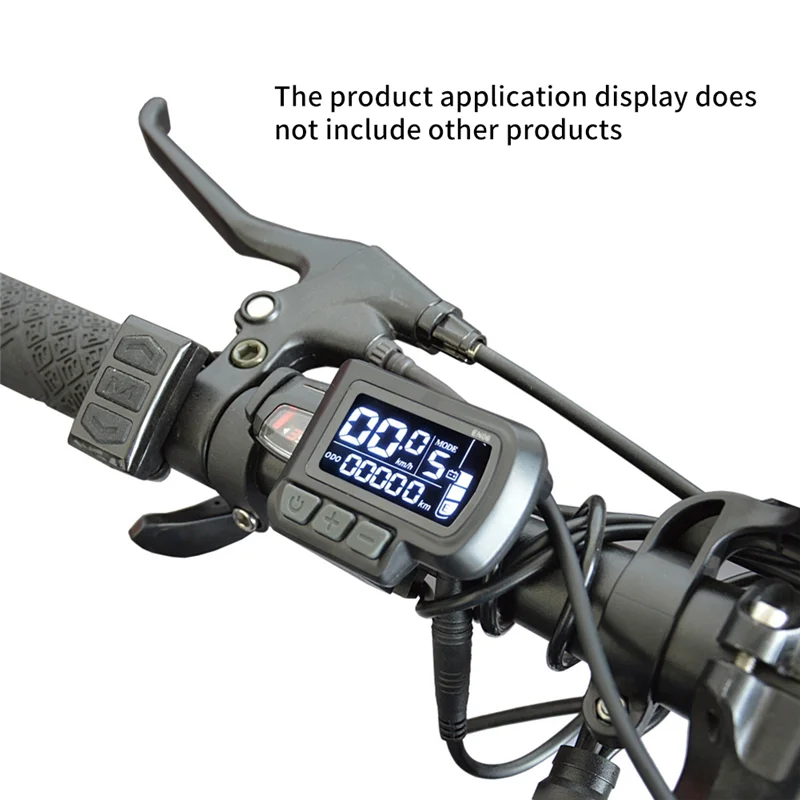 24V 36V 48V Electric Bicycle EN06 Display SM/Waterproof 5Pin Plug LCD Screen for Ebike Parts