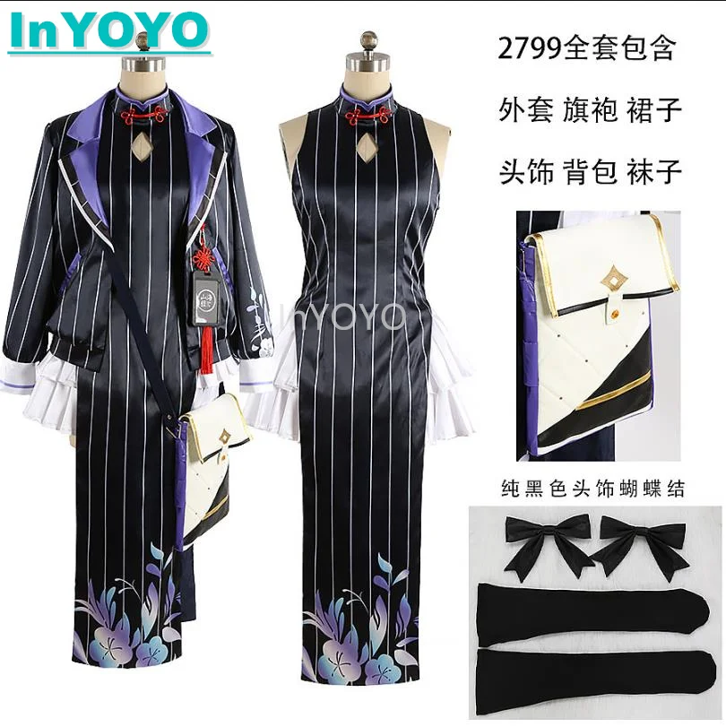 Inyoyo sunohara kokona cosplay blau archiv kostüm spiel anzug party kleid uniform frauen halloween outfit XS-3XL angepasst neu