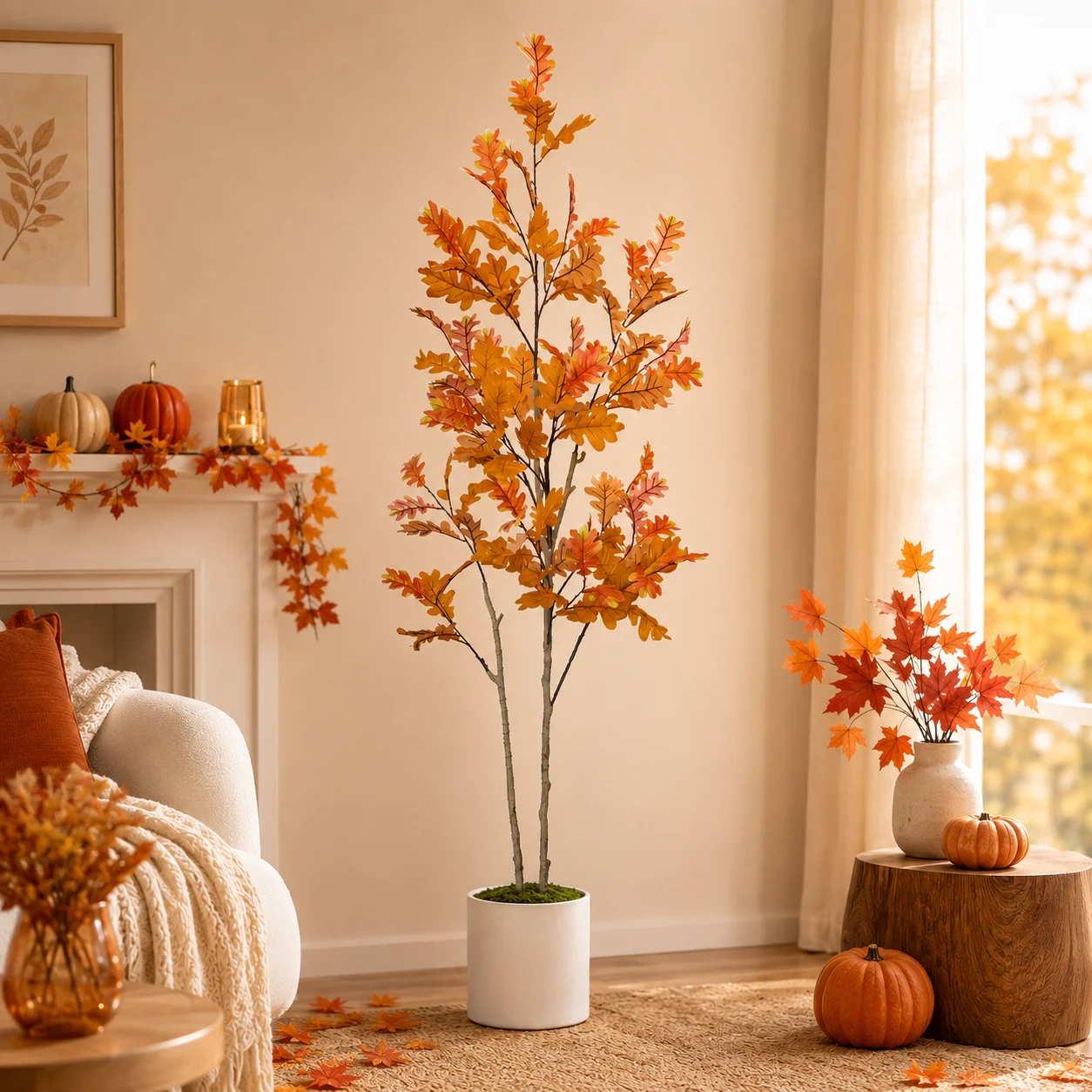 145-180cm-artificial-oak-leaf-tree-autumn-home-decoration-fall-harvest-maple-leaves-potted-plant-for-living-room-garden-decor