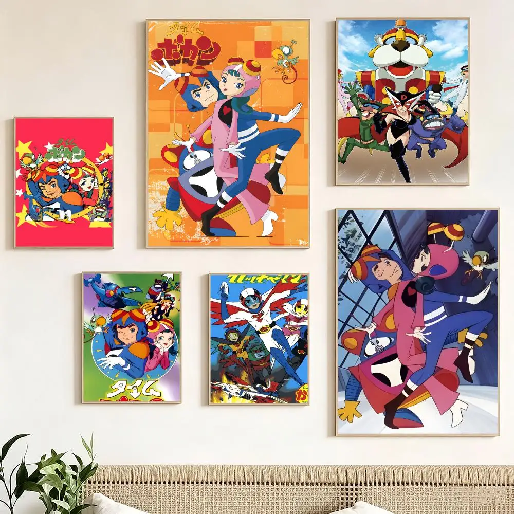 Anime Time Bokan Poster impermeable para el hogar sala de estar dormitorio bar decoracion estetica