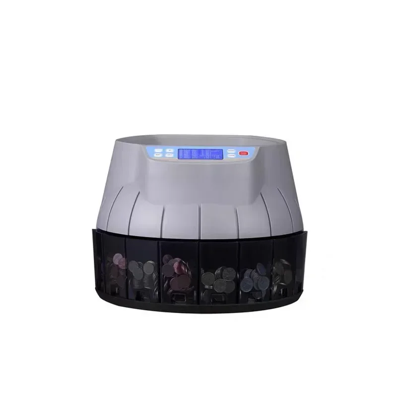 أفضل بائع السلع الأولى عبر الحدود رمادي آلة عد وفرز العملات المكتبية الأوتوماتيكية، آلة فرز العملات المعدنية السريعة