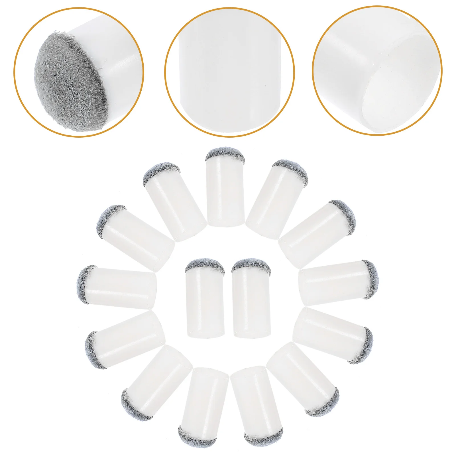 50 قطعة أطراف تركيب عصا البلياردو تعزيز حماية المقبض منع تقسيم جديلة عصا نصائح لوازم البلياردو