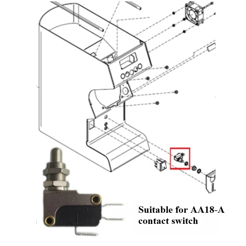 Applicable To Nuova Black Hawk Mythos One/VICTORIA/Eureka Grinder Touchpoint Switch M1 Accessories