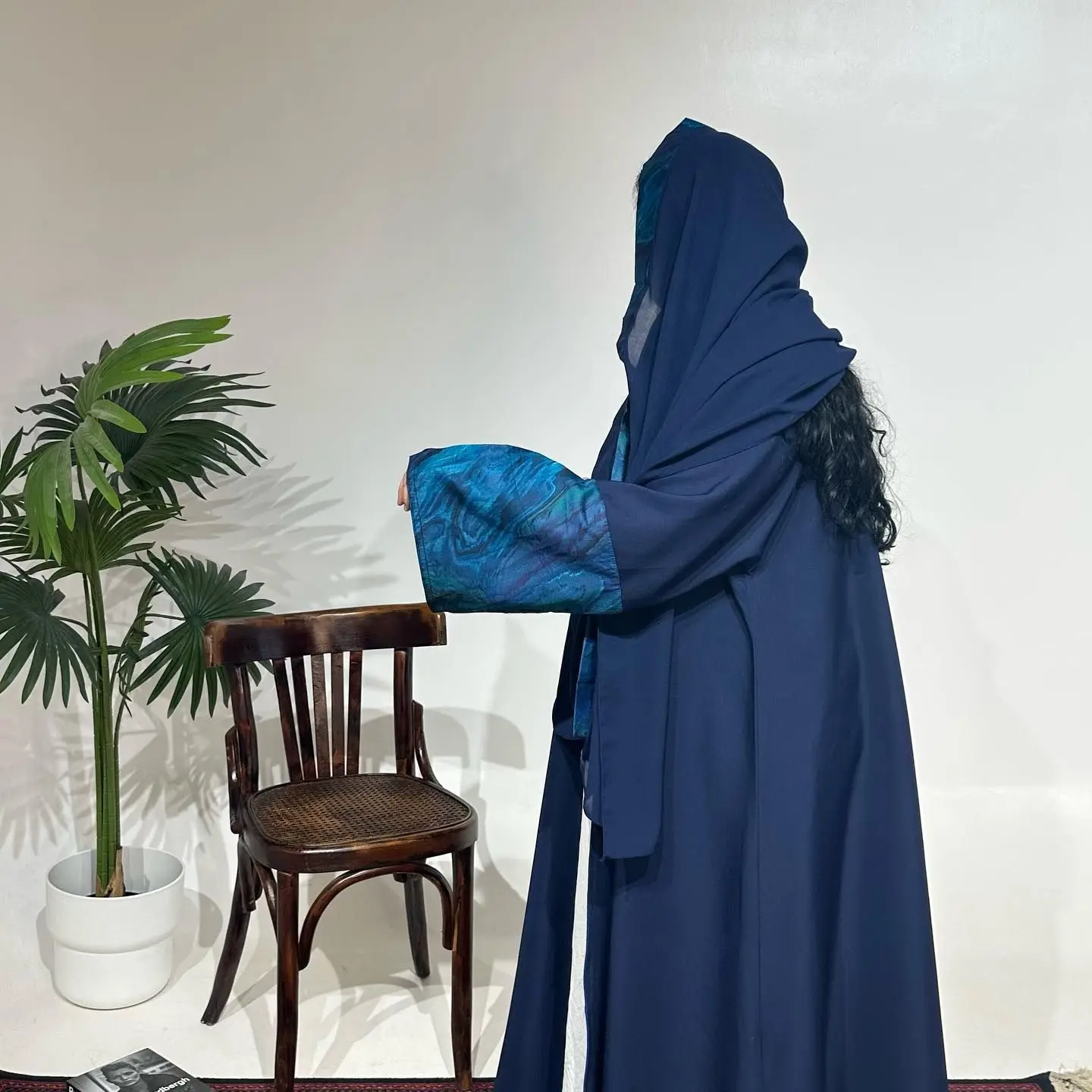 Abaya-hijab de cor sólida para mulheres, abaya, muçulmano, dubai, casual, com manga, quimono, abaya, abaya, dubai, turco, roupas africanas