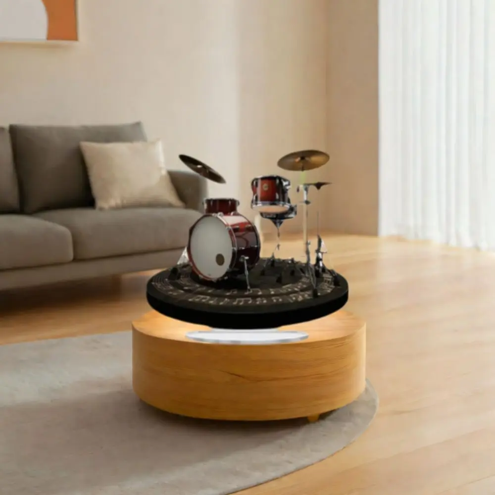

Wear-resistant 2d Drum Stand Ornament With Base Unique Desktop Drum Stand Ornament Waterproof Acrylic Plaque Ornaments Christmas
