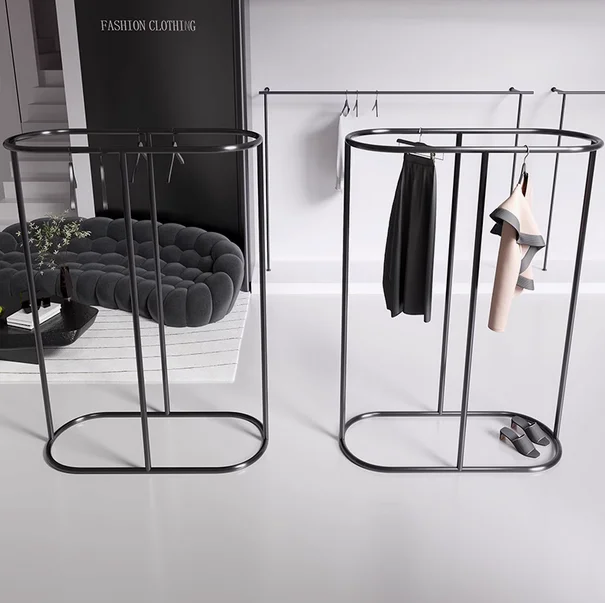 

Стеллаж для одежды, напольная круглая вешалка для одежды, стойка для демонстрации мужских и женских брюк, островная витрина