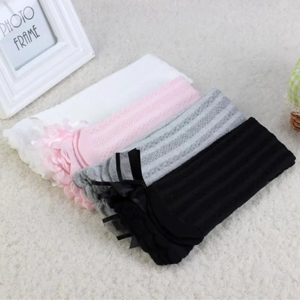 هدايا تنفس الأطفال Bowknot شبكة الجوارب منتصف أنبوب الجوارب طويلة طويل القامة جورب شبكة الفتيات جورب جوارب قطنية ناعمة