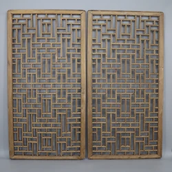 Old Window Panels, Heavy Hardwood Carvings, Home Decoration, Wall Hangings