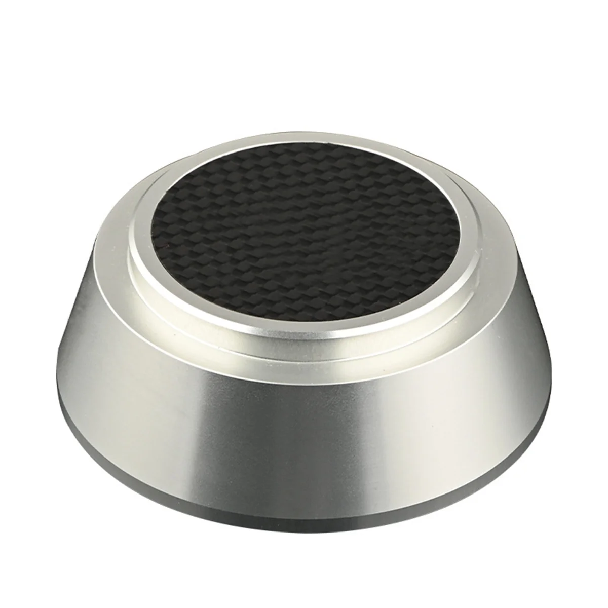 Record Weight Stabilizer Aluminum Alloy Record Clamp LP Vinyl Disc Turntable Stabilizer Weight Clamp Player Accessories Silver