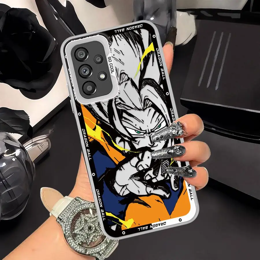 اليابان أنيمي DBZ حافظة رائعة لسامسونج غالاكسي A35 A26 A31 A17 A20s A24 A25 A21s A23 A15 A16 A11 A12 A32 A34 A36 A13 A14 عودة