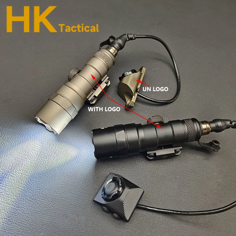 Tactical M600 M300 Scout Light Dual Function Pressure Switch Axon M600B M300B Flashlight 600LM Hunting Weapon Light Lamp