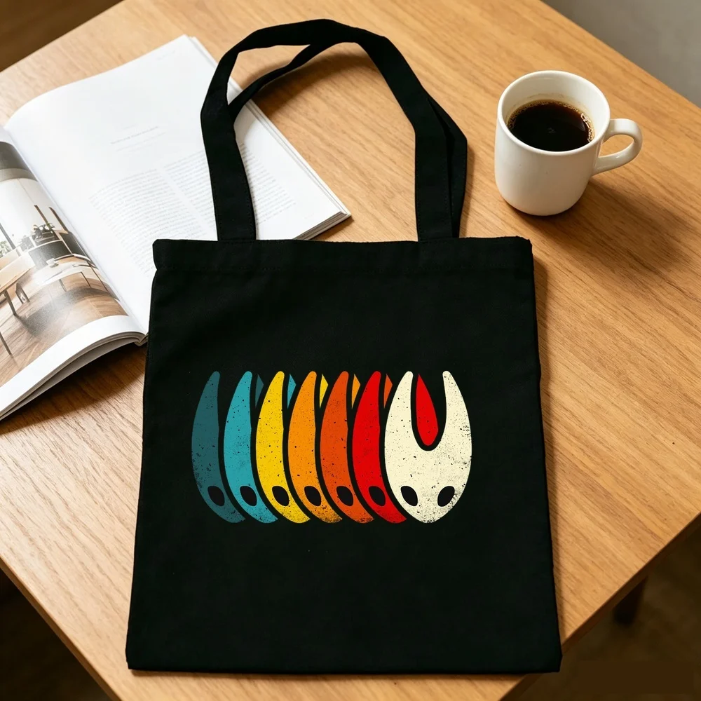 Hollow Knight tote bag shopping personnalisable grocery shopper woman