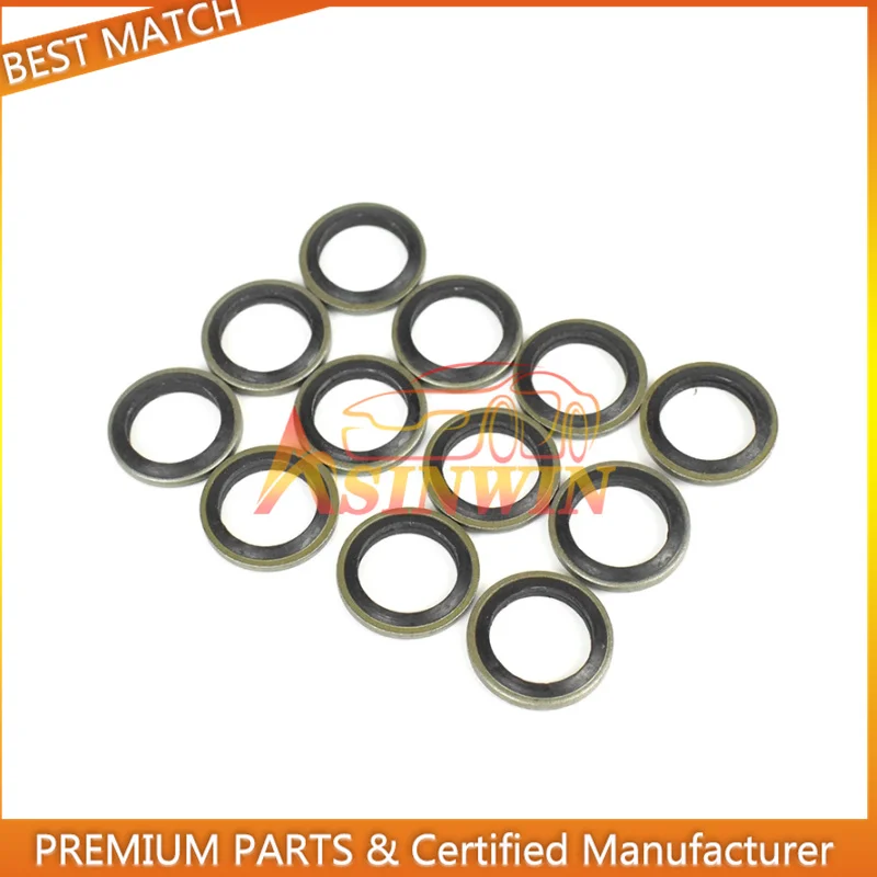 

12 болтовых уплотнений, комплект уплотнений топливопровода для Cummins 6BT5.9 ISBe ISDe 3963983 3935171 3283280