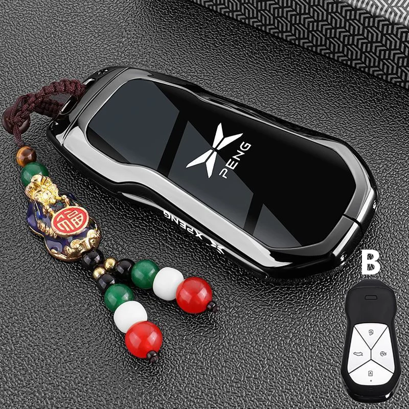 Für Xpeng Xiaopeng Mona M03 P7 P7i P7 + P5 G3 G3i G6 G9 G7 2025 2023 Auto Schlüssel Fall schlüsselbund Fob Abdeckung Shell Tasche Fob Zubehör