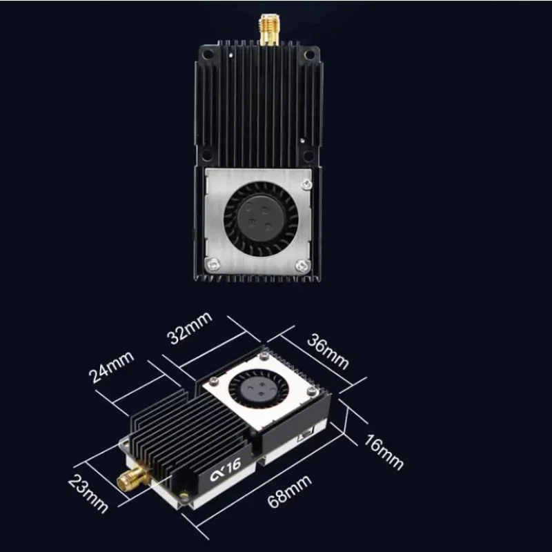 AvaCoreAKK Alpha 16 FPV VTX 5.8G 16W - Drone Ultra Long Range Video Transmission Module