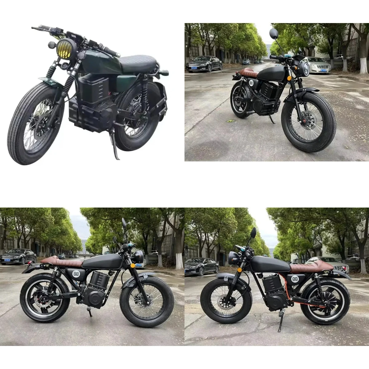 

STROVAN The Latest New Energy Lithium Battery High Speed New Arrival Good Quality Fashion Model Retro Electric Motorcycle 2000W