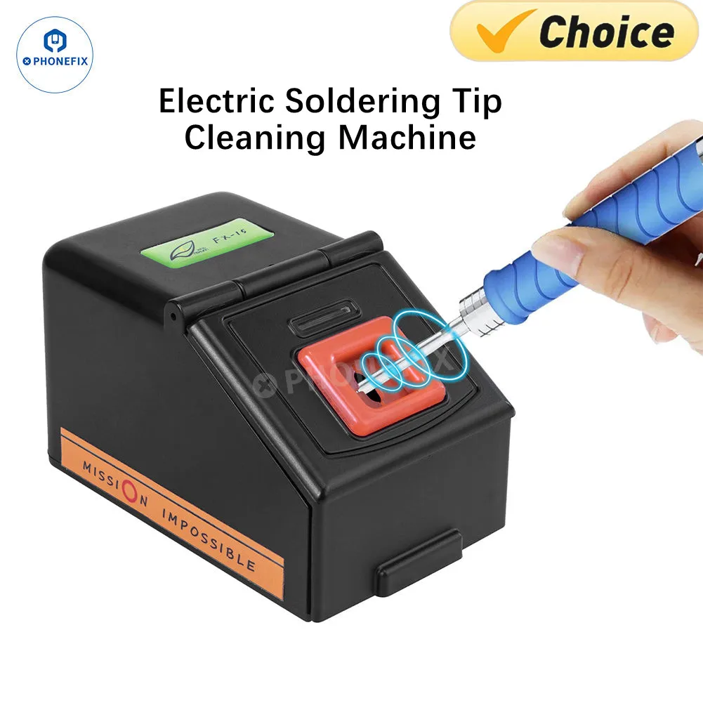 

DIYPHONE FX-15 Интеллектуальная автоматическая машина для очистки жала паяльника для ремонта материнской платы телефона, инструмент для очистки сварочного жала
