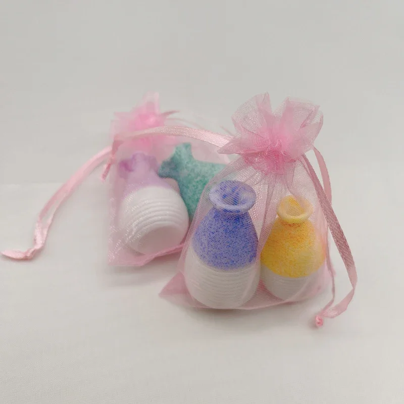 

Organza Drawstring Bag 500pcs Light Pink Gift Bag Wedding Packaging Jewelry Storage Bags Pink Organza Mesh Gift Bag Sachet Pouch