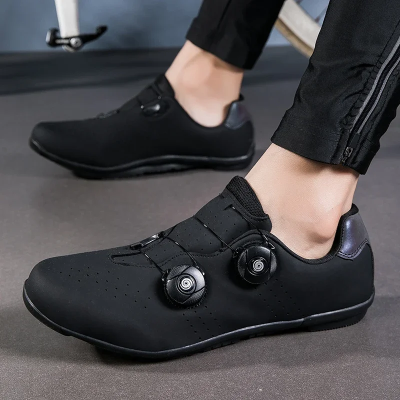 MTB-Radschuhe für Herren, Cleats-Schuhe, Flachpedal-Fahrradschuhe, Speed-Cycling-Sneaker, Mountainbike-Schuhe, SPD-Rennschuhe – Detail 5