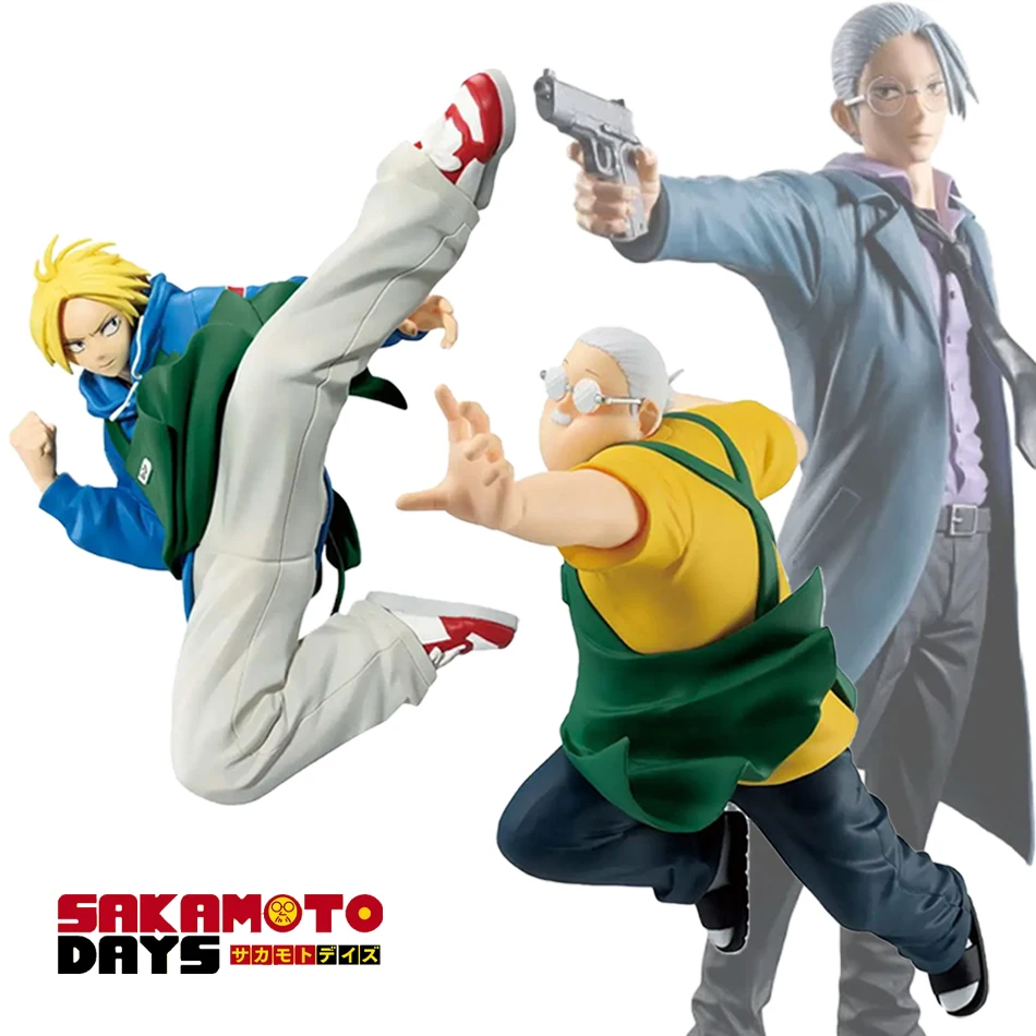 

1-3pcs Stock anime figure sakamoto days sakamoto taro ，Shin Asakura action figure figurine pvc toys for kids collector 21cm