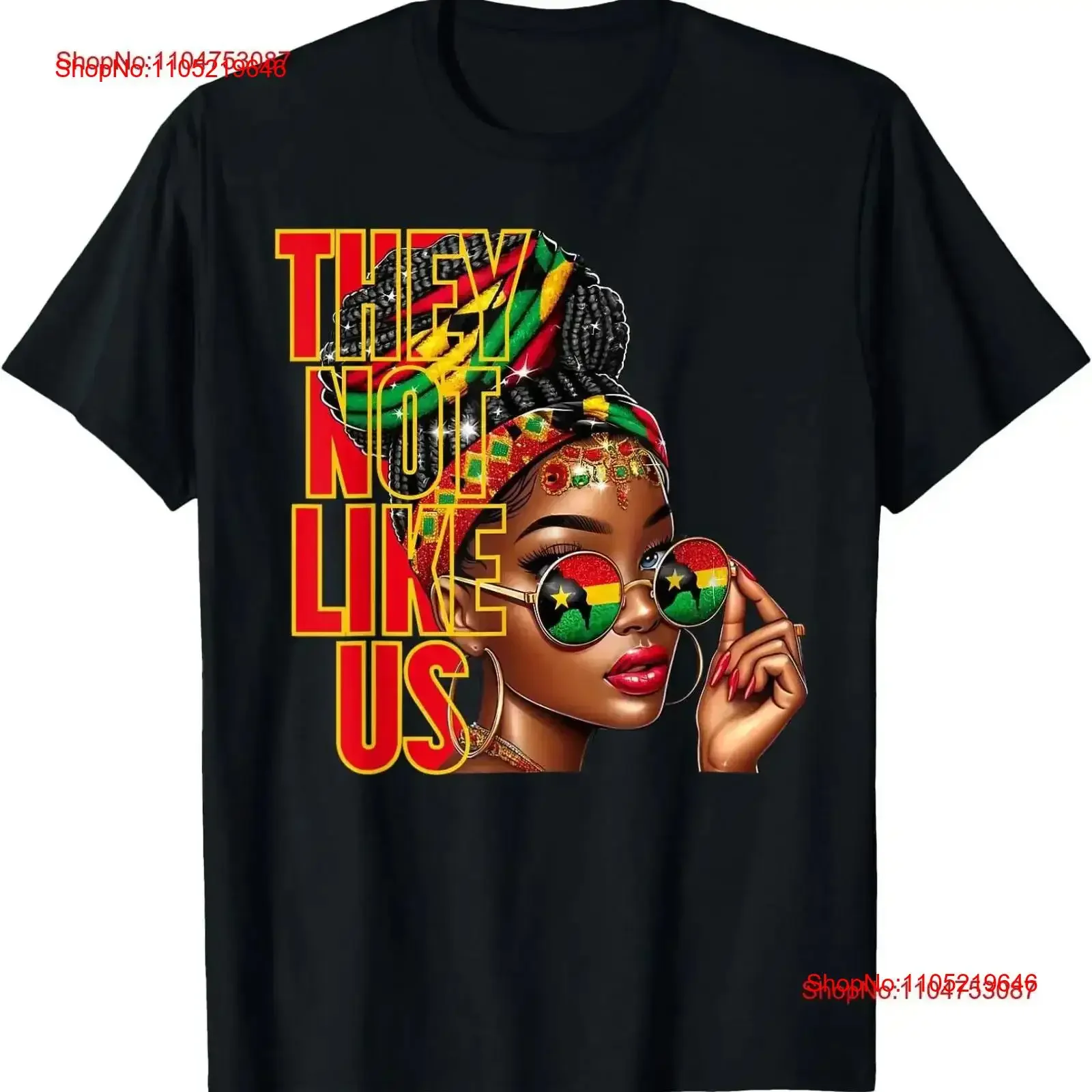 

They Not Like Us Black History Melanin African Women T Shirt S 4XL vintage Washed streetwear homme graphic Casual Soft vintage